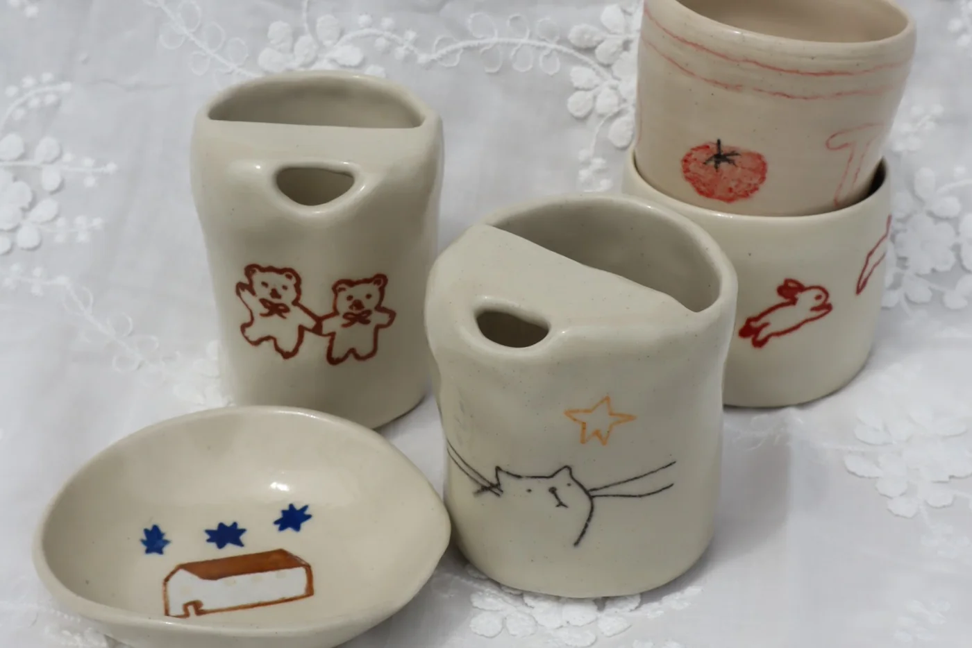 Small handmade studio objects from the SAH boutique