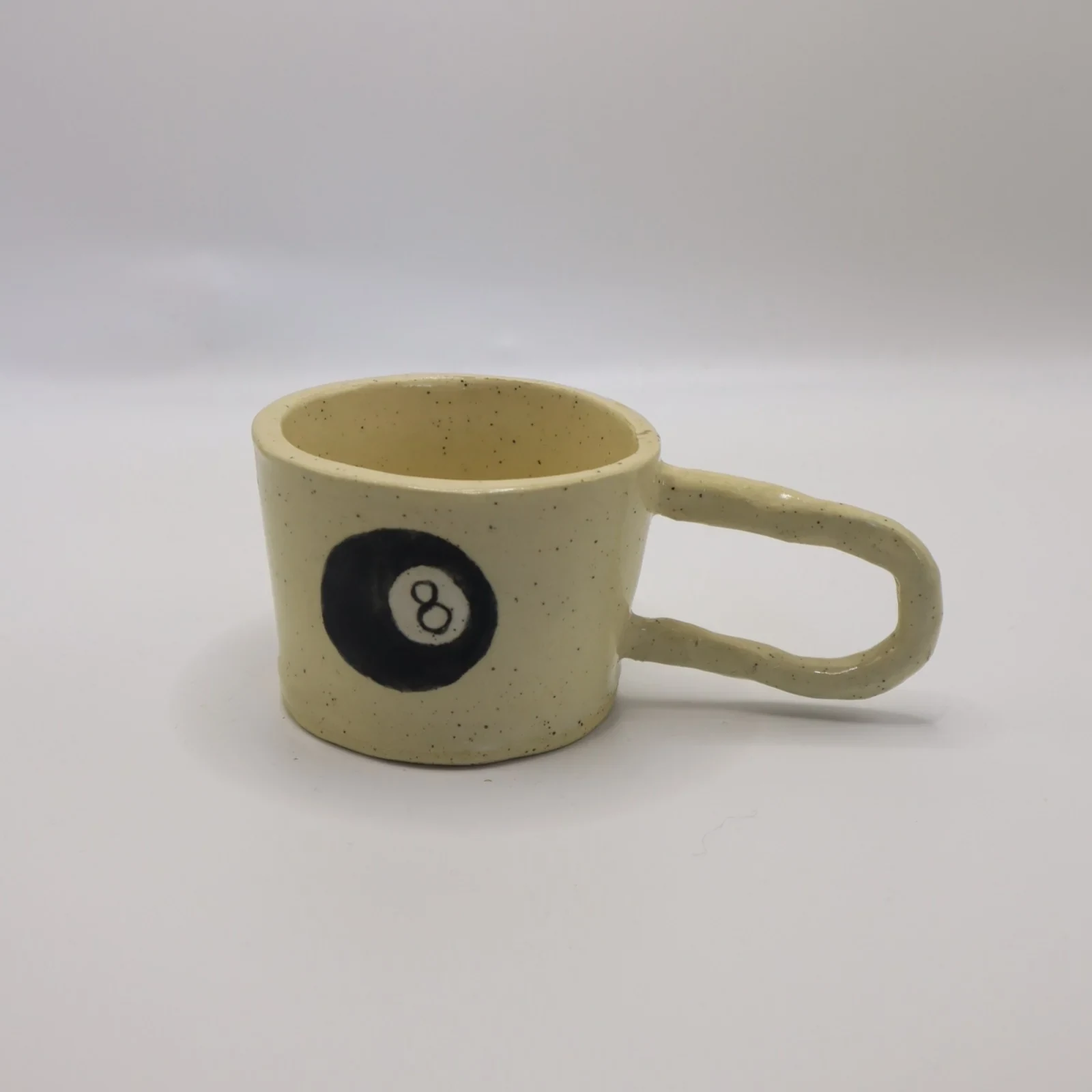 Lucky 8 ceramic mug