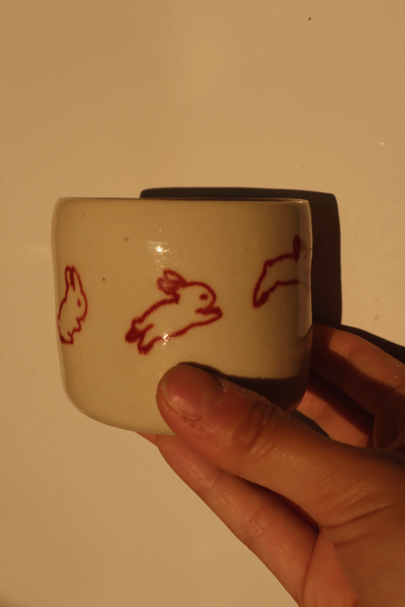 coffee cup - running bunny alternate view