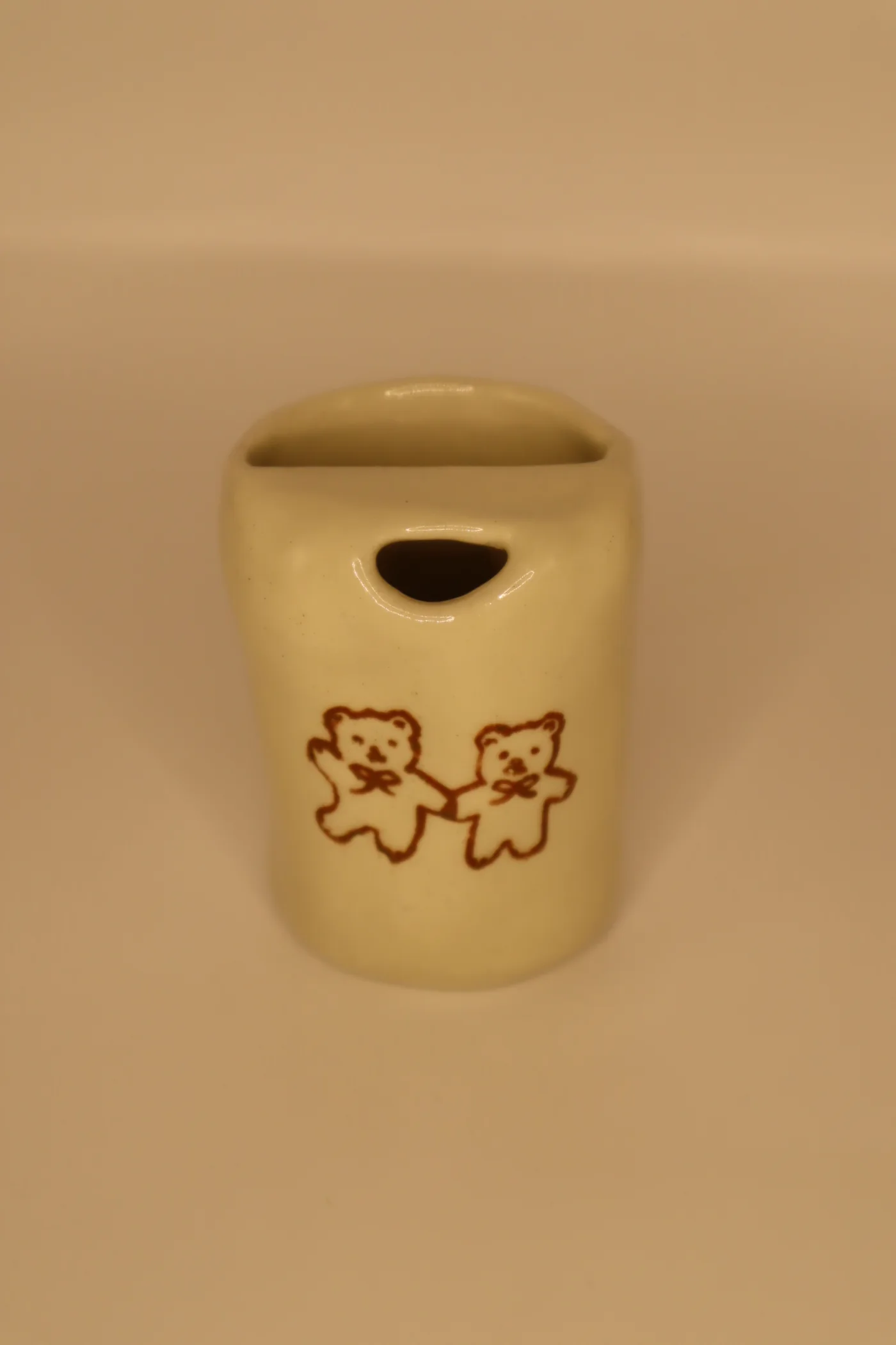 Coffee cup with sugar bear illustrations
